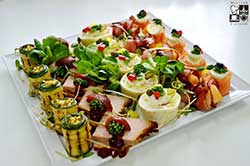 Kompozycja wykwintnych przystawek