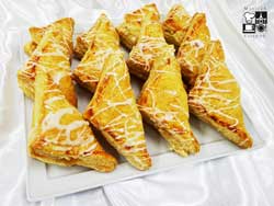 Rożek francuski z jabłkiem